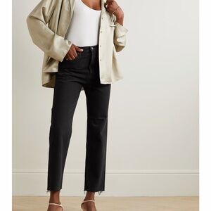 Toteme Classic Cut high-rise straight-leg organic jeans